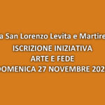 Arte e Fede – Domenica 27 Novembre 2022